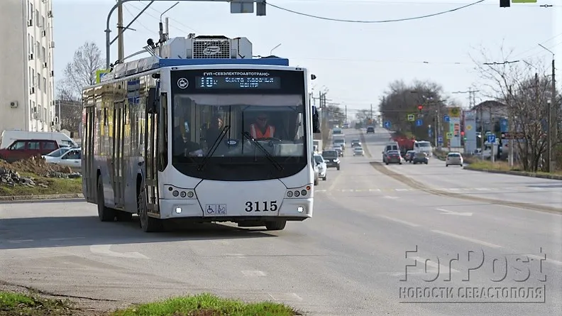 Продлен один из важных троллейбусных маршрутов Севастополя 