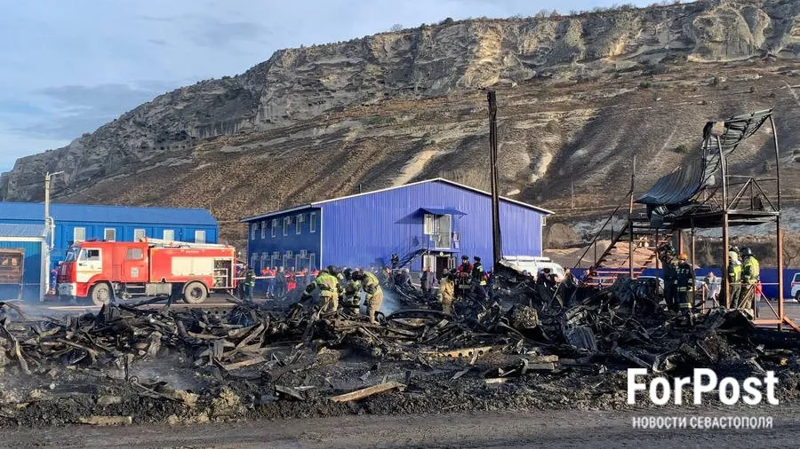 Депздрав Севастополя сообщил о состоянии пострадавших при пожаре в строительном городке 