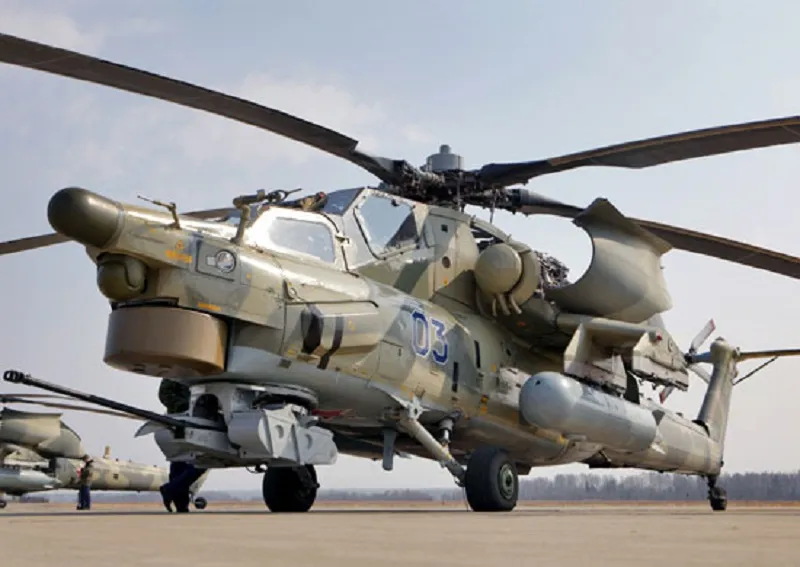 В Крыму рухнул военный вертолёт