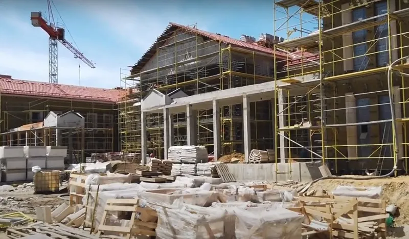 Военные строители показали, как строится туристический кластер в севастопольском Херсонесе
