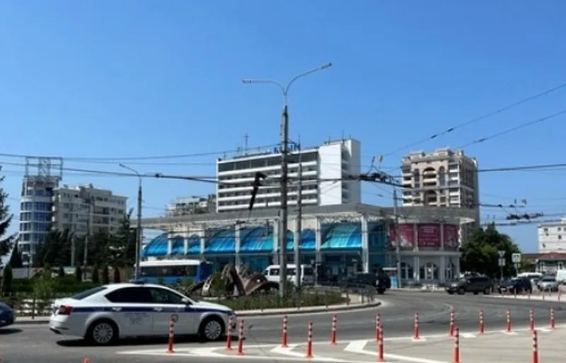 Четвёртый обрыв троллейбусной сети за последний месяц произошел в Севастополе