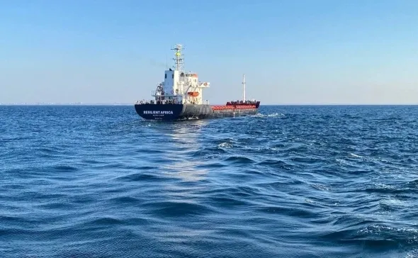 Первое судно покинуло Украину по «альтернативному зерновому коридору»