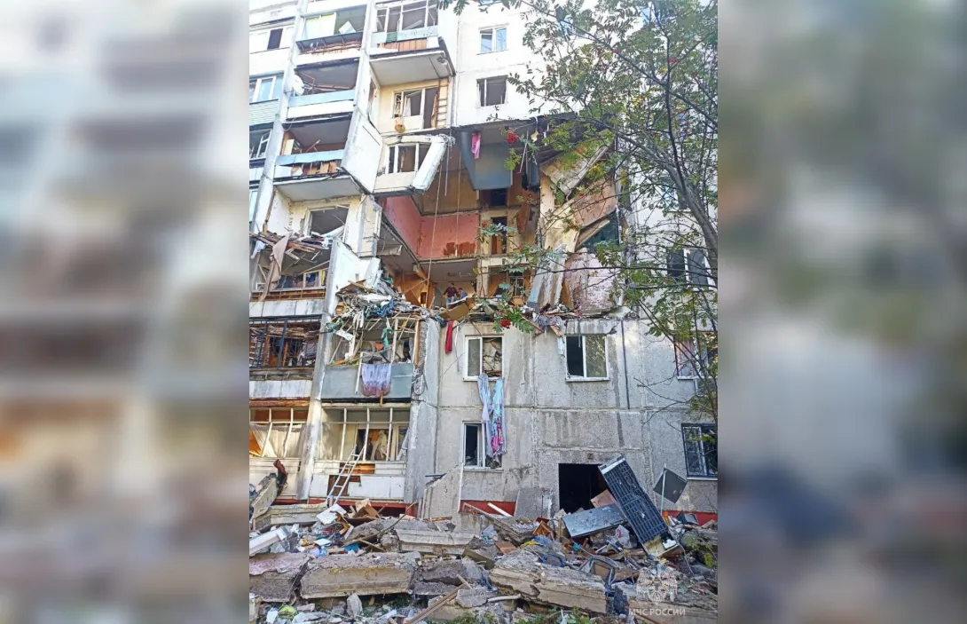 В Подмосковье произошёл взрыв в девятиэтажном доме