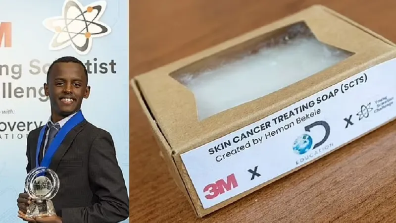 Школьник получил премию за изобретение мыла для лечения рака