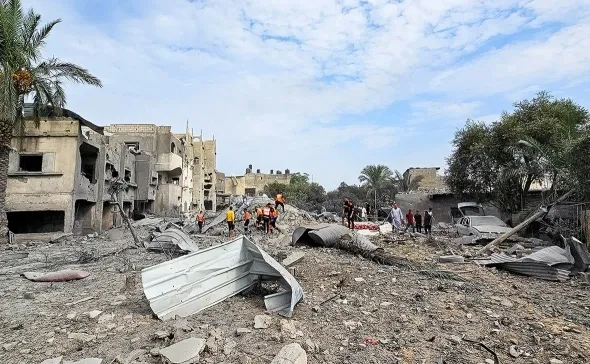 Al Arabiya: сектор Газа подвергся самой интенсивной бомбардировке с начала войны