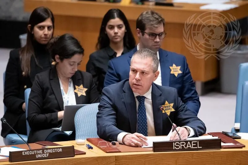 Постпред Израиля будет носить звезду до выполнения Совбезом ООН двух условий