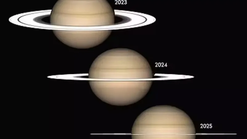 Планета Сатурн вскоре спрячет свои кольца от землян