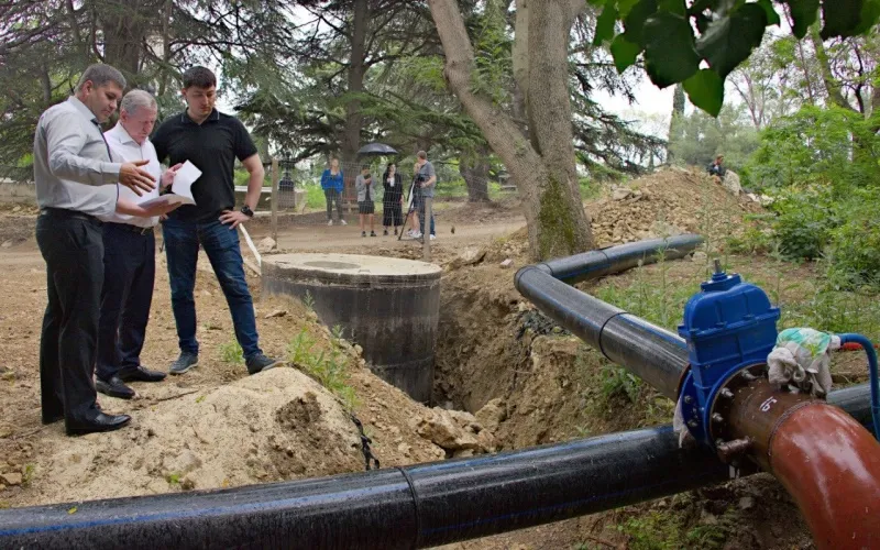 В Севастополе расторгли контракт ремонта водовода