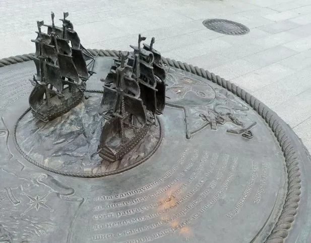 Севастопольский скульптор советует оставить след осколка на карте-памятнике «Бой „Меркурия”» 