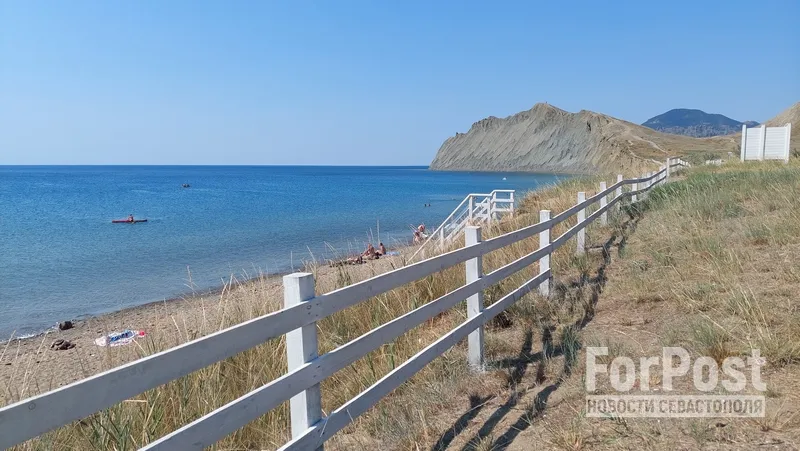 В Тихой бухте Крыма восстановили благоустройство после «шторма века».