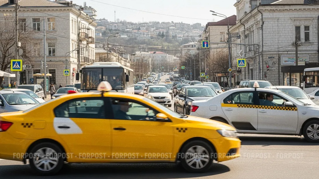 Кто устроил пробку в центре Севастополя