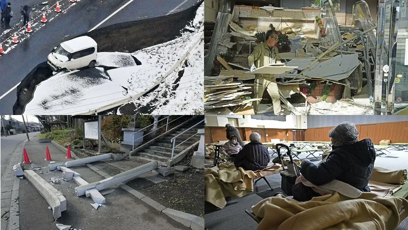 На северо-востоке Японии произошло мощное землетрясение