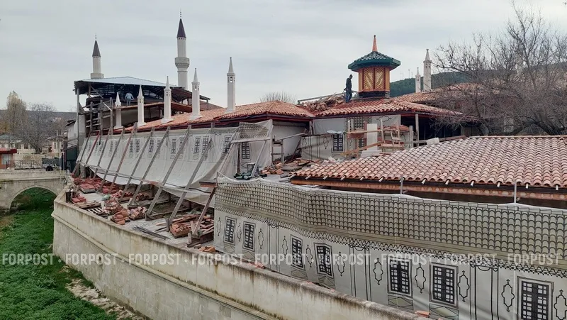 Реставрация бывшей резиденции крымских ханов затягивается ещё на два года