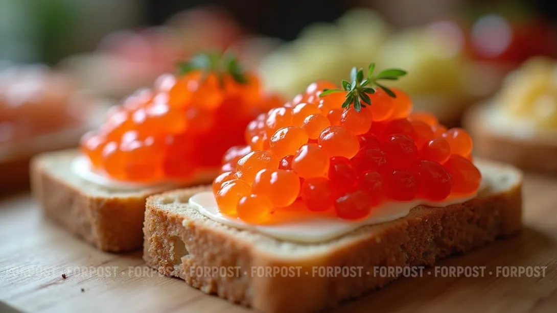 Бутерброд с красной икрой в Севастополе стал одним из самых дорогих в стране
