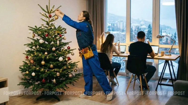 Ёлка по вызову: сколько стоит нарядить дом к Новому году в Крыму