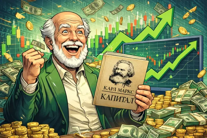 Немецкий пенсионер заработал сотни тысяч евро, опираясь на «Капитал» Карла Маркса