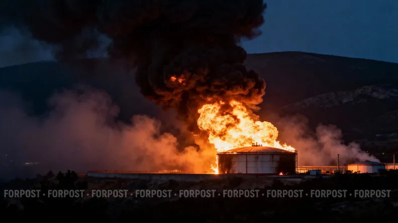 Крупный пожар случился в российском порту после ночной атаки ВСУ