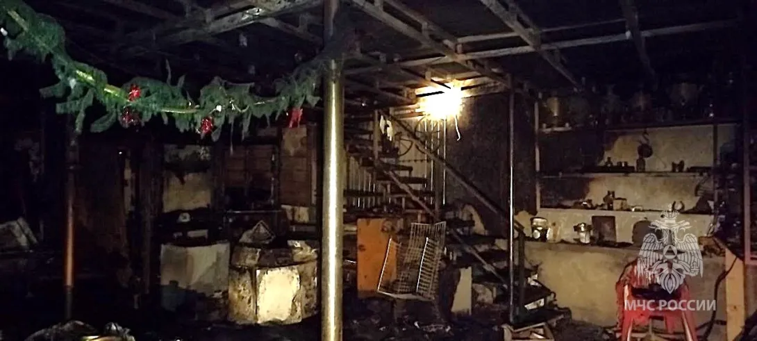 В новогодние праздники в Севастополе сгорел частный дом 