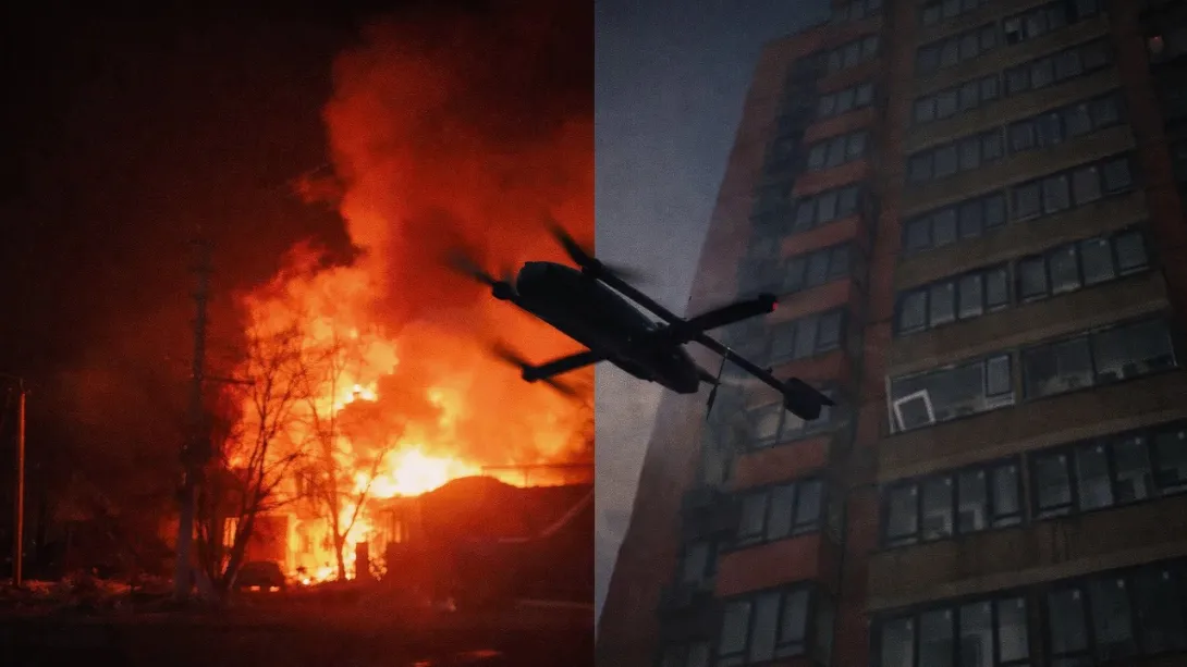 Дроны ВСУ врезались в жилой дом