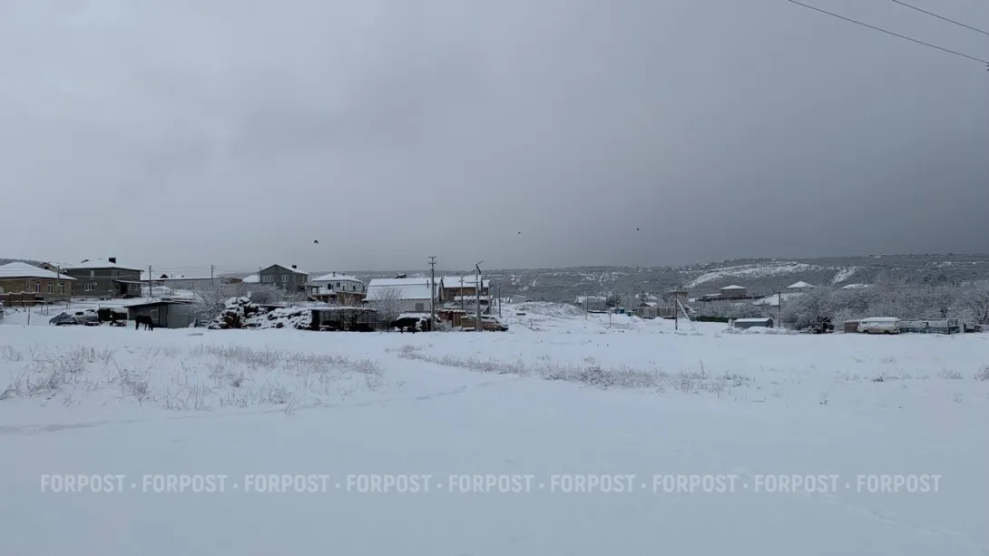 В Севастополь нагрянула зима 