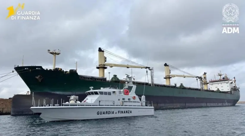 Очередное судно арестовано по подозрению в связях с Россией