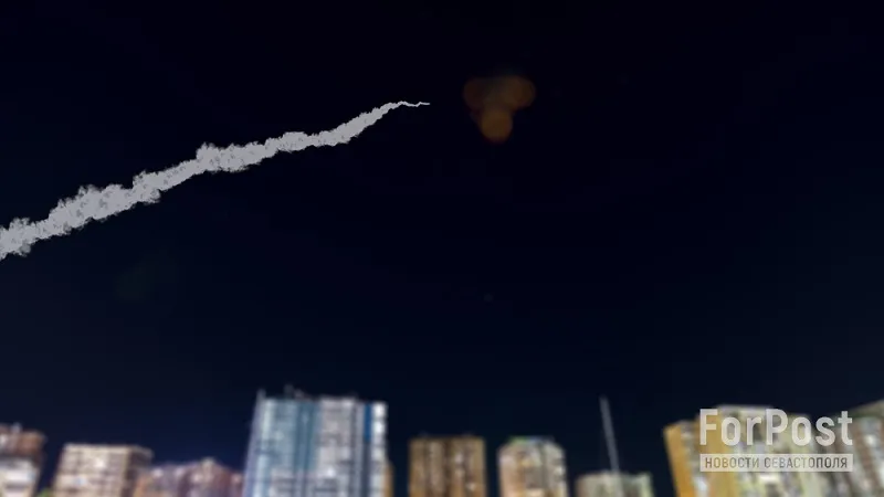 Ночью над Крымом было почти затишье