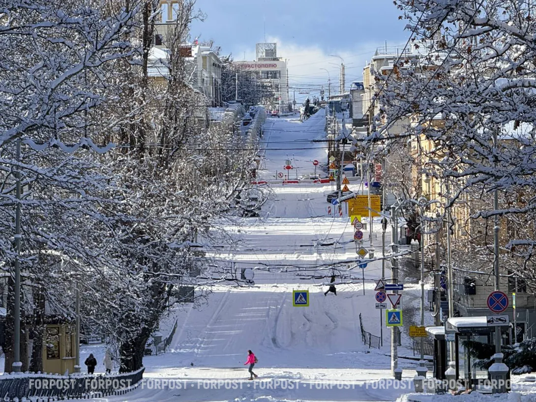 Севастополю обещают снег и мороз