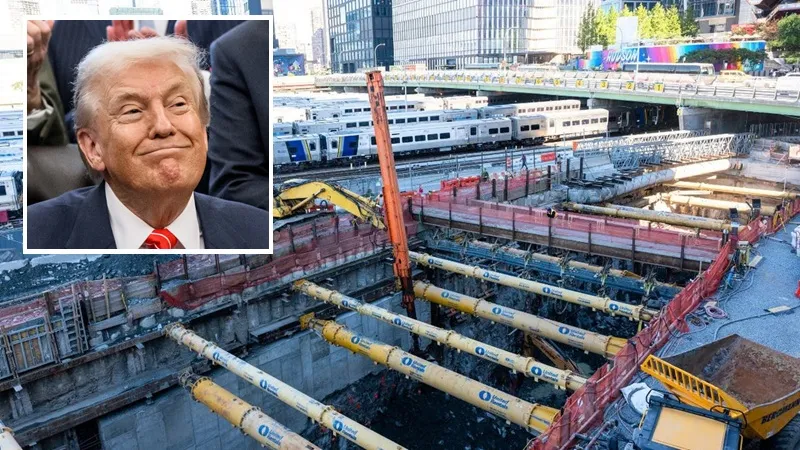 Трамп не одобрит тоннель до тех пор, пока в его честь не переименуют вокзал
