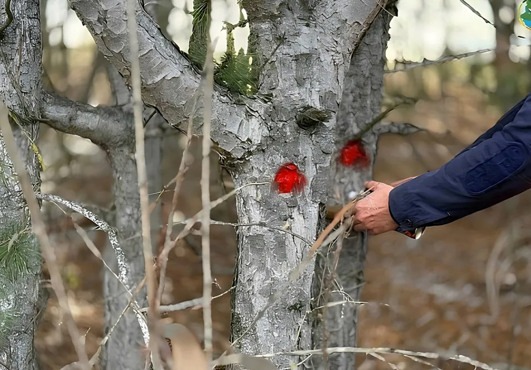 Зачем метят деревья в лесах Севастополя