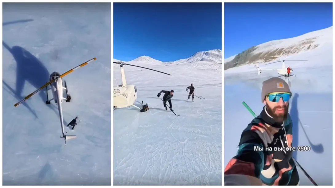 Прокуратура проверяет эпичную игру в хоккей на замерзшей реке Алтая