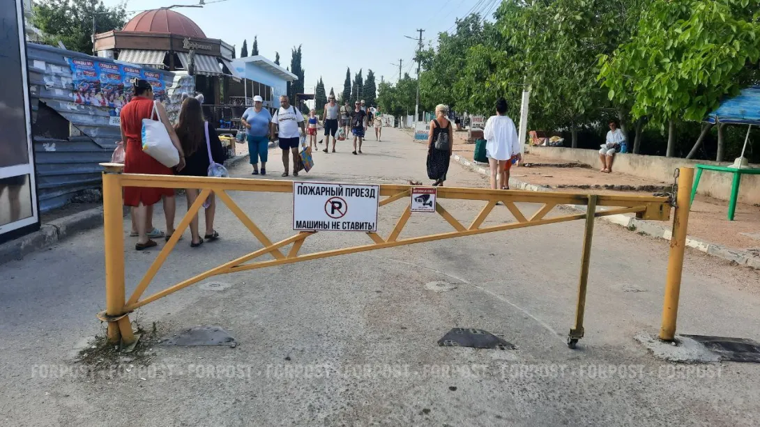 У пляжа Омега в Севастополе появится КПП 