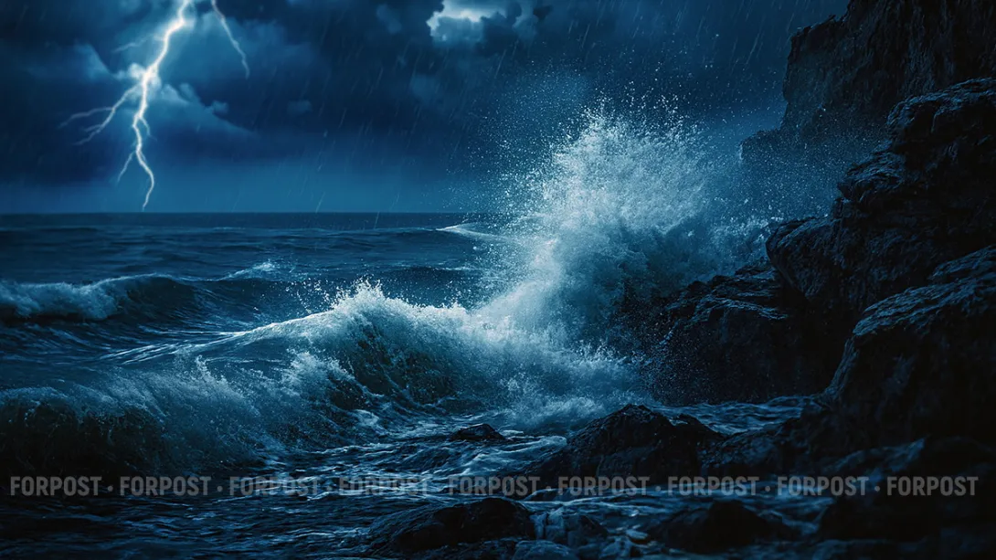 У берегов Крыма ожидаются высокие волны и обледенение судов