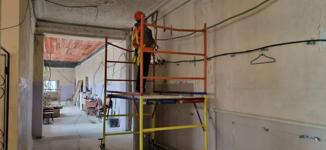 В Севастополе обновляют довоенный учебный корпус с тиром