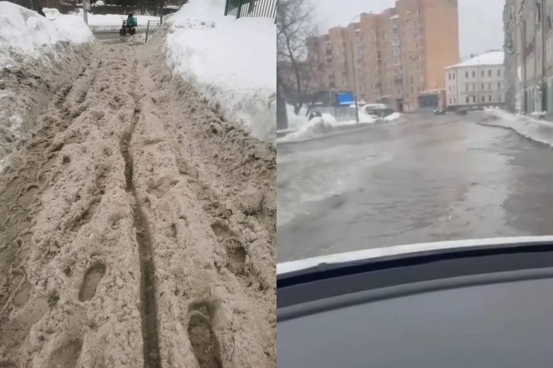 Столица поплыла из-за рекордных сугробов