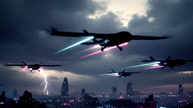 Российский город-порт подвергся массированной атаке беспилотников