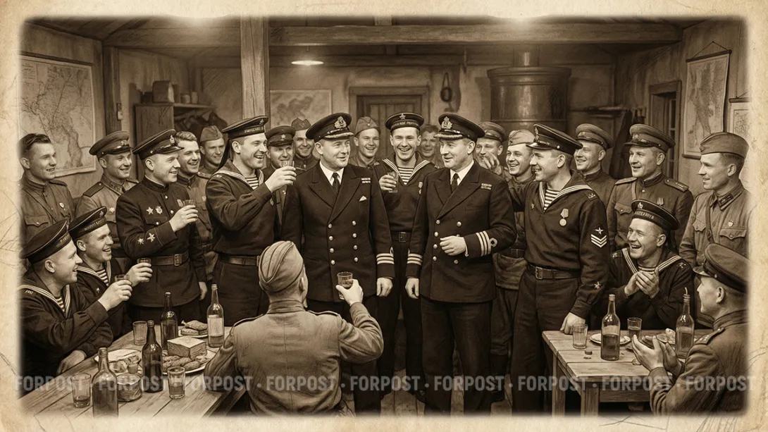 Как британские офицеры в 1942 году пили водку с русскими в Туапсе и приставали к местным девушкам