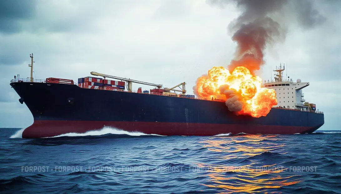 Во время пожара на судах в Керченском проливе погибли люди
