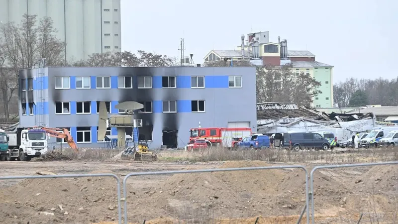 В Чехии произошёл пожар на складе производителя украинских тепловизоров