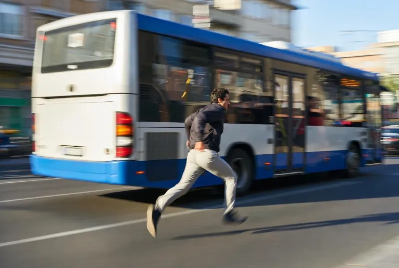Бег за автобусом оказался весьма полезен для здоровья