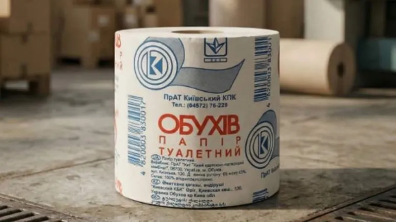 Крупнейший производитель туалетной бумаги на Украине приостановил работу
