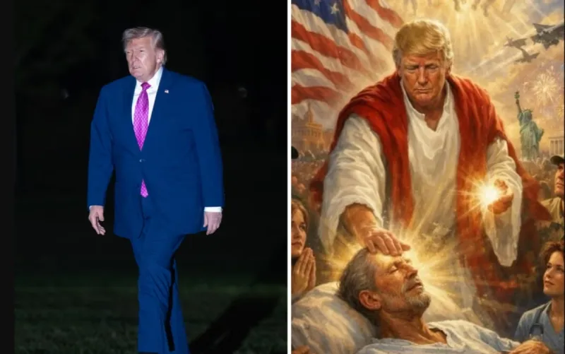«Я думал это доктор»: Трамп удалил изображение себя в образе Иисуса