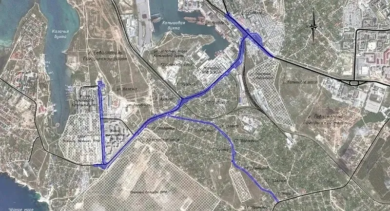 В Севастополе землю под будущей дорогой чуть не отдали частной фирме