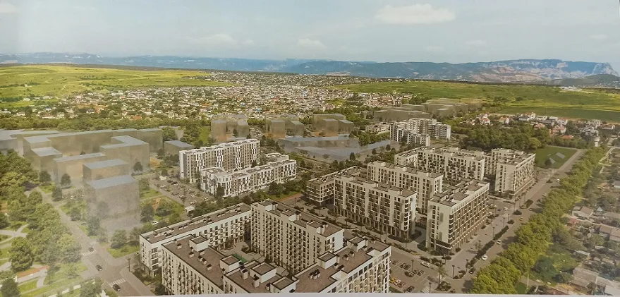 Микрорайон в районе 7-го километра Балаклавского шоссе обретает более отчётливые контуры