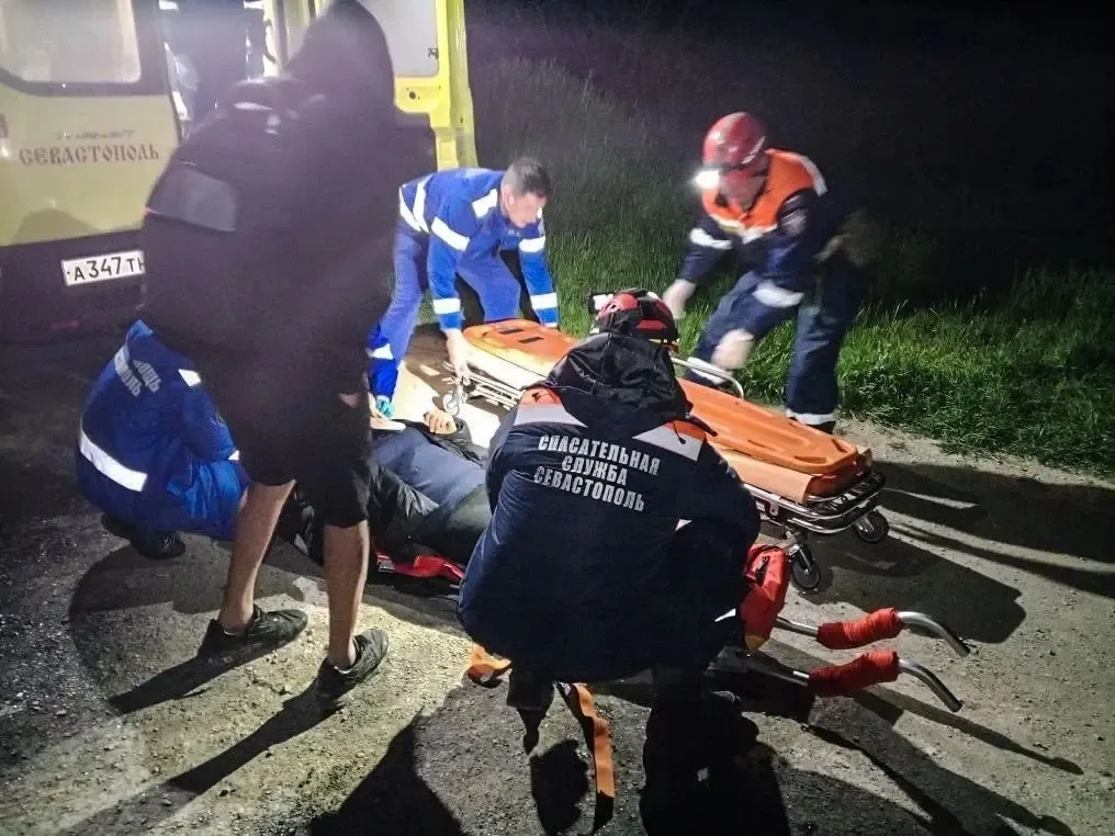 На мысе Фиолент со склона сорвалась женщина