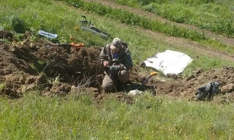 Прикрывали госпиталь: поисковики обнаружили останки трёх бойцов Крымфронта