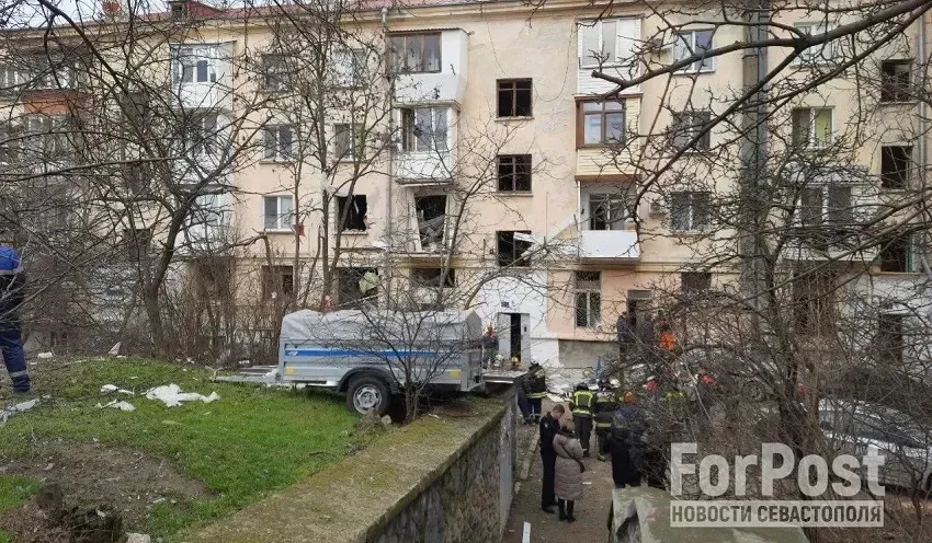 В Севастополе расторгли контракт на ремонт пострадавшего от взрыва дома