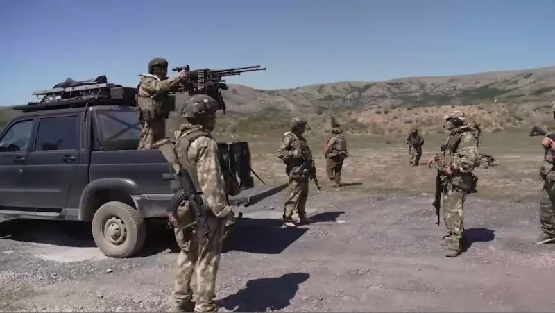 В Крыму показали битву «Барсов» с БПЛА