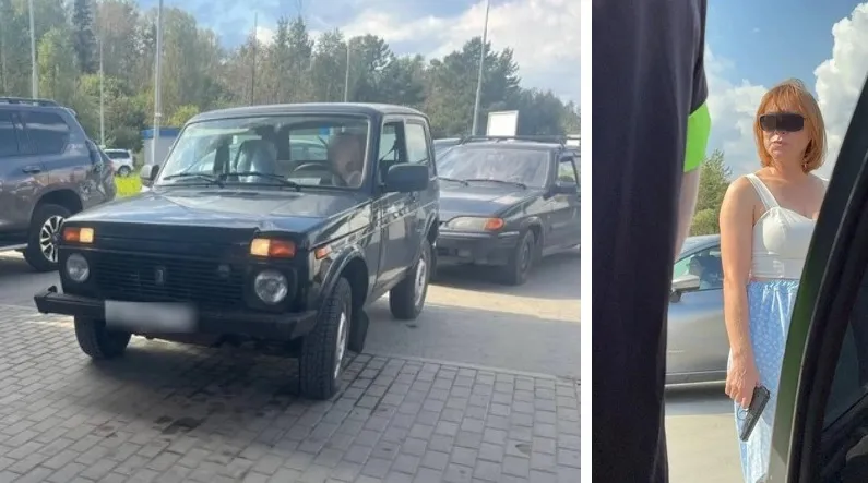Женщина с пистолетом на российской заправке стала героиней Сети