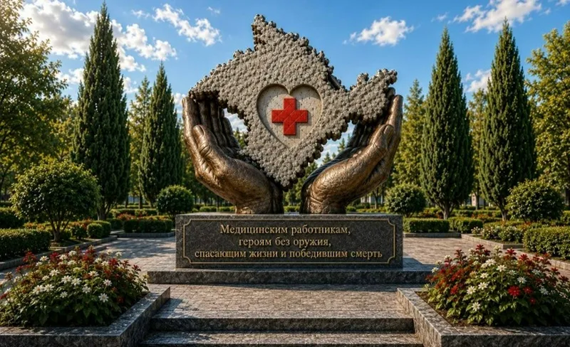 В столице Крыма начали создавать памятник погибшим медикам