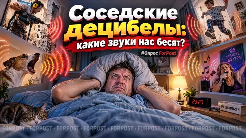 Детский топот, ночное караоке и ремонт: где кончается терпение соседей? – опрос ForPost